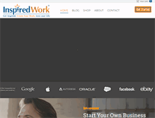 Tablet Screenshot of inspiredwork.com